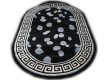 Акриловый ковер Antik  4037 black-black - высокое качество по лучшей цене в Украине