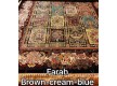 Iranian carpet Diba Carpet farah brown cream-blue - high quality at the best price in Ukraine - image 2.