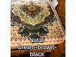 Иранский ковер Diba Carpet Natali cream-brown-black - высокое качество по лучшей цене в Украине
