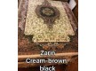 Иранский ковер Diba Carpet Zarin cream-brown-black - высокое качество по лучшей цене в Украине