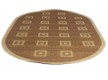Безворсовий килим Sisal 00012 gold-cream - Висока якість за найкращою ціною в Україні