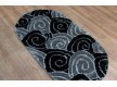 Shaggy carpet 3D Polyester B113 BLACK-GREY - high quality at the best price in Ukraine - image 2.