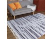 Synthetic carpet Bilbao Y493A GREY/BLUE - high quality at the best price in Ukraine