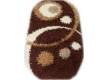 Високоворсний килим Loca  9197A brown - Висока якість за найкращою ціною в Україні