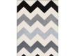 Synthetic carpet Funky Top Super Zygzak Szary - high quality at the best price in Ukraine