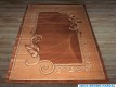 Synthetic carpet Nidal 3663A brown-hardal - high quality at the best price in Ukraine