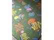 Children s fitted carpet p1127/51 green - high quality at the best price in Ukraine