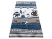 Child  carpet PETIT FARM blue - high quality at the best price in Ukraine