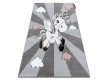 Child  carpet PETIT UNICORN grey - high quality at the best price in Ukraine