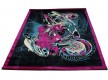 Children carpet Super Elmas 7958A black-purple - high quality at the best price in Ukraine