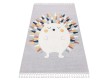 Child  carpet YOYO GD73 grey / white - Hedgehog - high quality at the best price in Ukraine