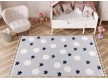 Child  carpet  YOYO GD75 grey / white - Stars, circles - high quality at the best price in Ukraine - image 2.