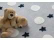 Child  carpet  YOYO GD75 grey / white - Stars, circles - high quality at the best price in Ukraine - image 3.