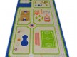 Дитяча килимова доріжка Daisy Fulya 8c44b blue - Висока якість за найкращою ціною в Україні