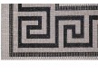 Безворсовая ковровая дорожка Natura 20014 Silver-Black - высокое качество по лучшей цене в Украине - изображение 2.