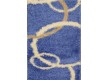 Высоковорсная ковровая дорожка Shaggy Gold 8018 blue - высокое качество по лучшей цене в Украине