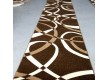 Synthetic runner carpet Legenda 0353 brown - high quality at the best price in Ukraine