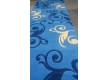 Synthetic runner carpet Legenda 0391 blue - high quality at the best price in Ukraine