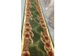 Синтетическая ковровая дорожка Liliya дерево-бутон зеленый - высокое качество по лучшей цене в Украине