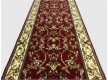 Synthetic runner carpet Silver  / Gold Rada 350-22 red - high quality at the best price in Ukraine