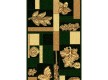 Synthetic runner carpet Silver  / Gold Rada 099-32 green - high quality at the best price in Ukraine