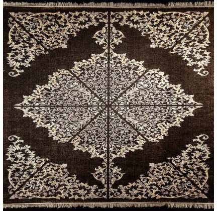 Iranian carpet Diba Carpet Sorena brown - высокое качество по лучшей цене в Украине.