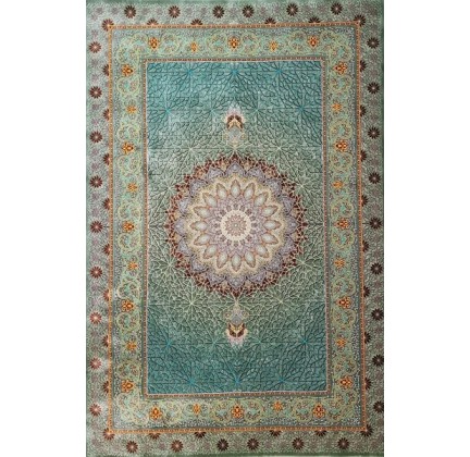 Iranian carpet Diba Carpet Florance Green - высокое качество по лучшей цене в Украине.