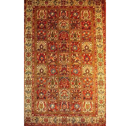 Iranian carpet Diba Carpet Kheshti l.red - высокое качество по лучшей цене в Украине.