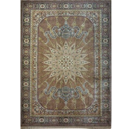 Iranian carpet Diba Carpet Setareh Brown - высокое качество по лучшей цене в Украине.