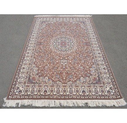 Iranian carpet SHAH ABBASI COLLECTION  (X-041/1730 BROWN) - высокое качество по лучшей цене в Украине.