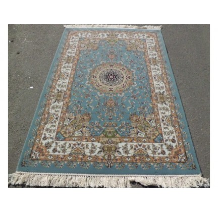 Iranian carpet Shah Kar Collection (Y-009/8060 blue) - высокое качество по лучшей цене в Украине.