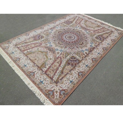 Iranian carpet Silky Collection (D-002/1010 beige) - высокое качество по лучшей цене в Украине.