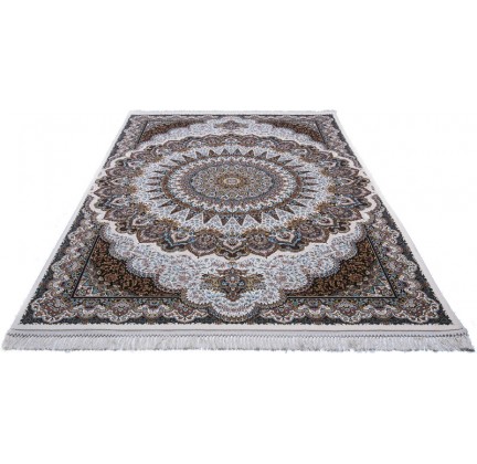Persian carpet Kashan 804-C cream - высокое качество по лучшей цене в Украине.