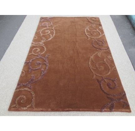 Wool carpet Bari 845-002 brown - высокое качество по лучшей цене в Украине.