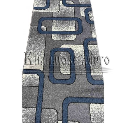 Synthetic runner carpet AQUA 02574E BLUE/L.GREY - высокое качество по лучшей цене в Украине.