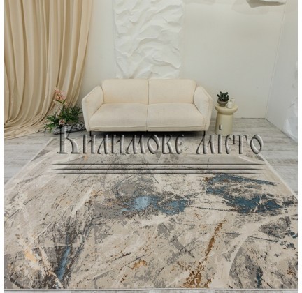 Carpet GEMMA GM41B h.b light beige - blue - высокое качество по лучшей цене в Украине.