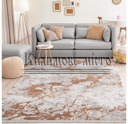 Arylic carpet SANAT RESIM 2067 TERRA COKEN A GRI - высокое качество по лучшей цене в Украине.