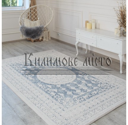 Arylic carpet Vals W2328C Blue-Ivory - высокое качество по лучшей цене в Украине.