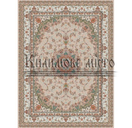 Iranian carpet Zarrin Esfahan Beige - высокое качество по лучшей цене в Украине.