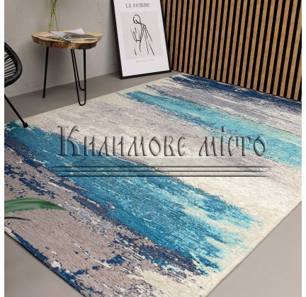 Carpet ALMINA 118552 2-grey/blue - высокое качество по лучшей цене в Украине.