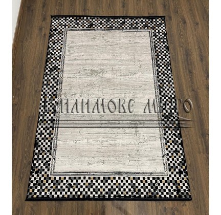 Bamboo carpet COUTURE  0866B , CREAM ANTRACITE - высокое качество по лучшей цене в Украине.