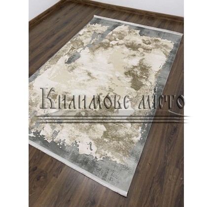 Acrylic carpet GIRIT GR19A , GREY CREAM - высокое качество по лучшей цене в Украине.