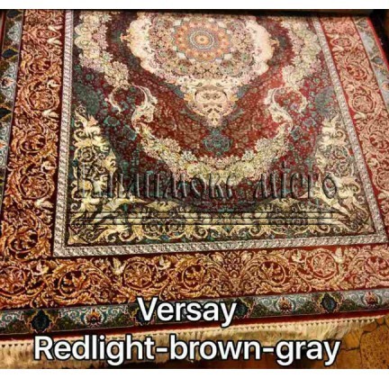 Iranian carpet Diba Carpet Versay redlight-brown-gray - высокое качество по лучшей цене в Украине.
