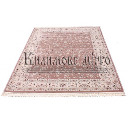 High-density carpet Esfahan 4904A brown-ivory - высокое качество по лучшей цене в Украине.