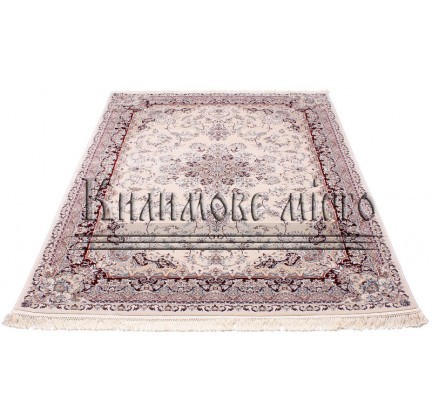 High-density carpet Esfahan 5978A ivory-d.red - высокое качество по лучшей цене в Украине.
