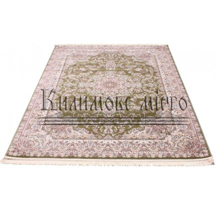 High-density carpet Esfahan 5978A green-ivory - высокое качество по лучшей цене в Украине.
