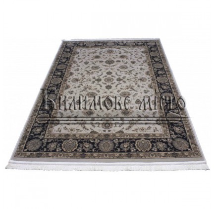 High-density carpet Esfahan 8942A ivory-black - высокое качество по лучшей цене в Украине.