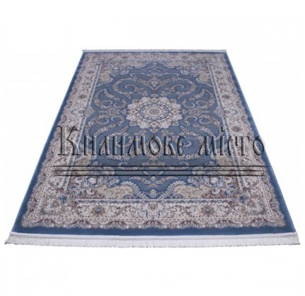 High-density carpet Esfahan 9720A blue-ivory - высокое качество по лучшей цене в Украине.
