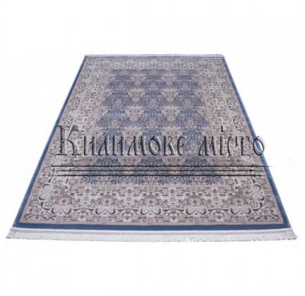 High-density carpet Esfahan 9915A blue-ivory - высокое качество по лучшей цене в Украине.