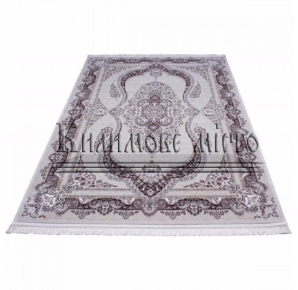 High-density carpet Esfahan 9839A Ivory-D.Red - высокое качество по лучшей цене в Украине.